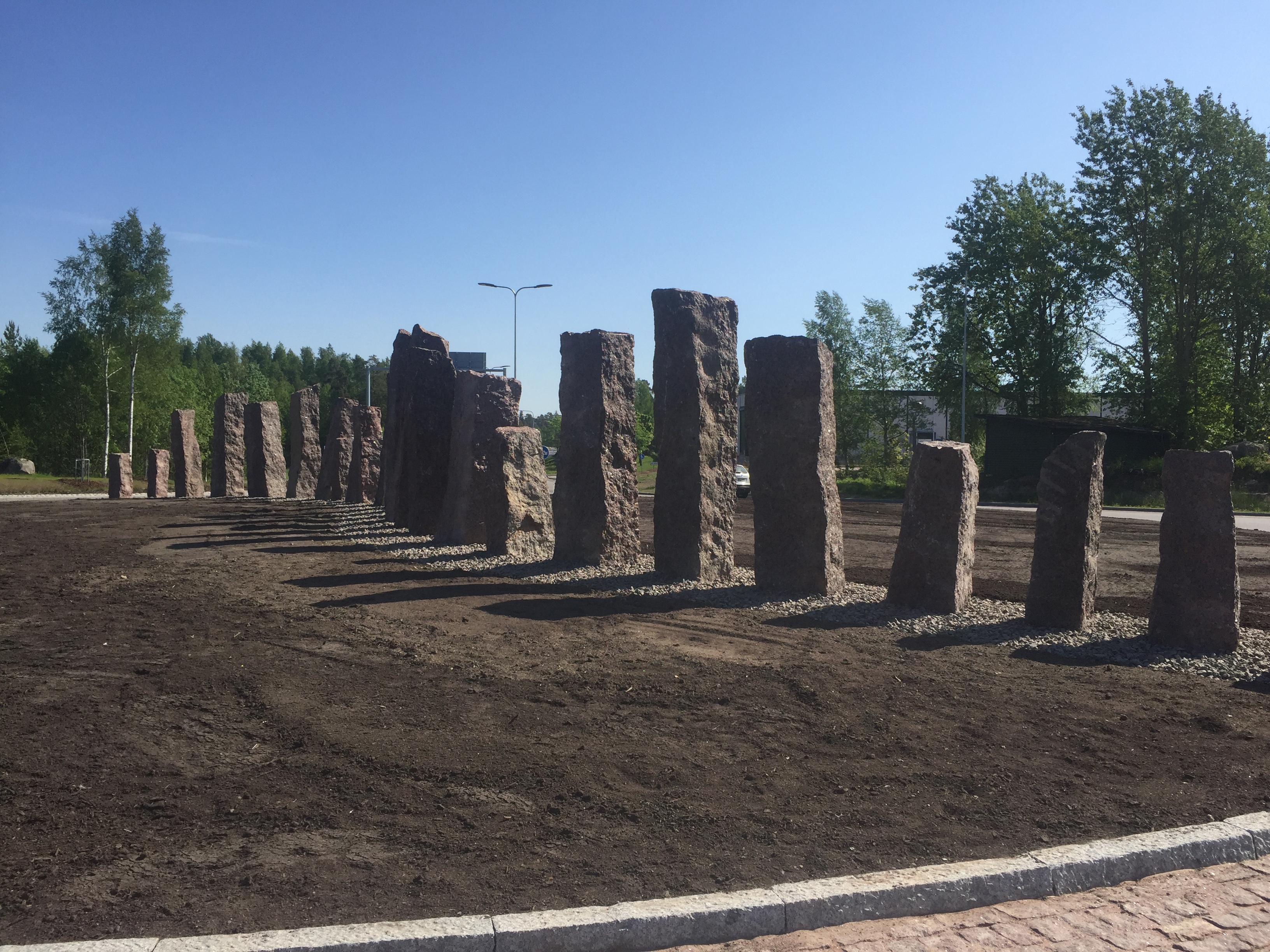 Uittoväylän kiertoliittymä Kotkassa